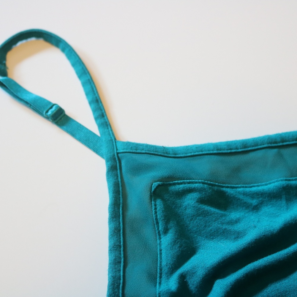 Lane Bryant Cerulean Camisole with Sheer Insert